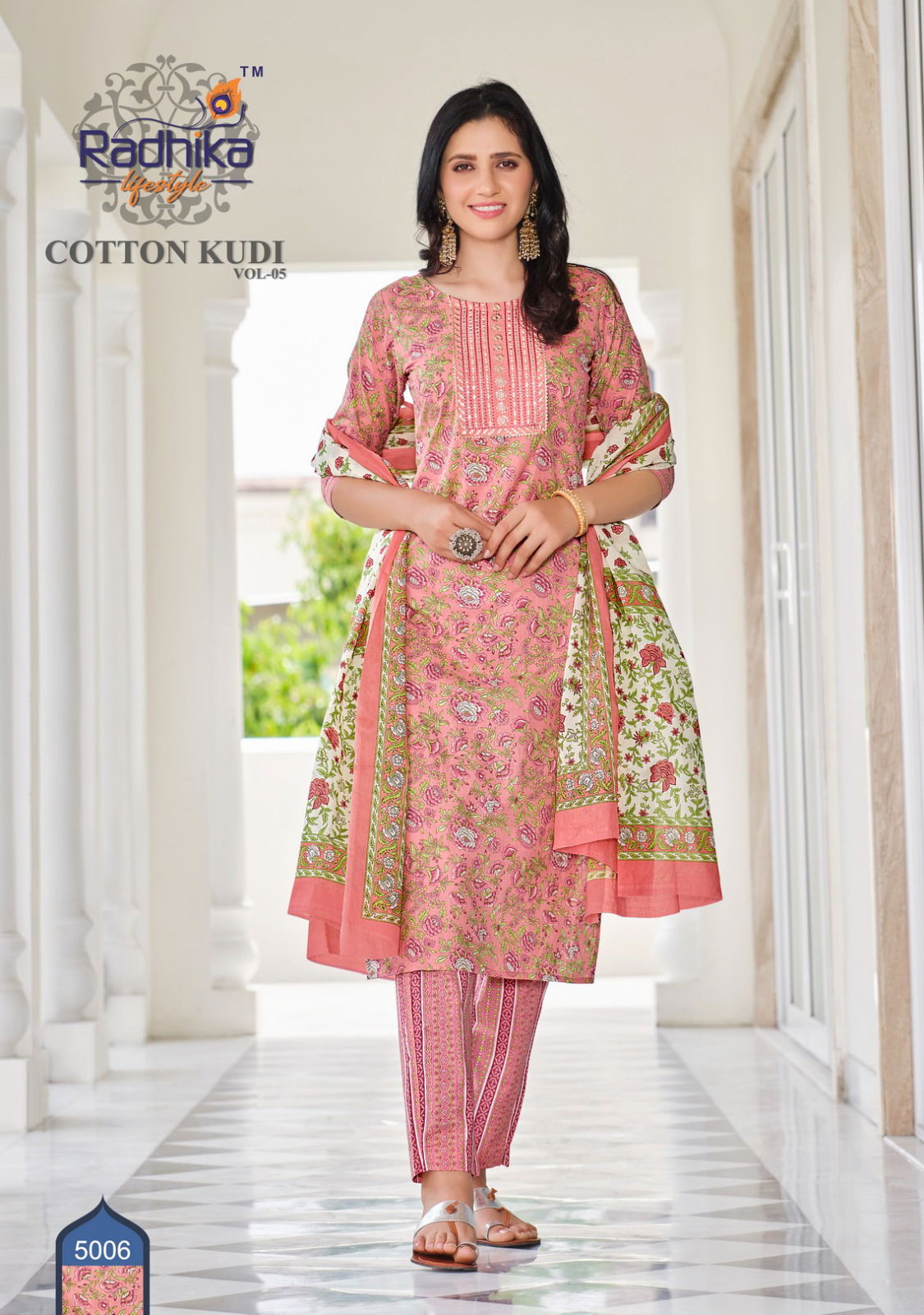 Cotton Kudi Vol 5 By Radhika Readymade Salwar Suits Catalog